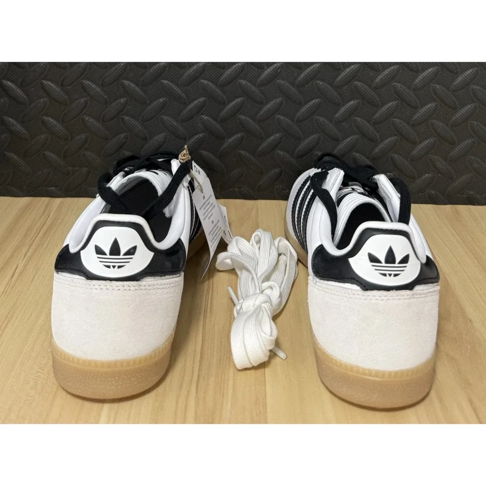 adidas Originals Samba JP Cloud White Black Gum JQ9055 Mens Size 8 Womens Size 9